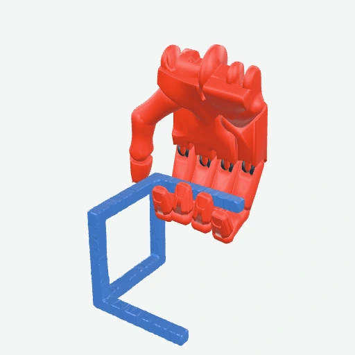 Open frame grasp preview