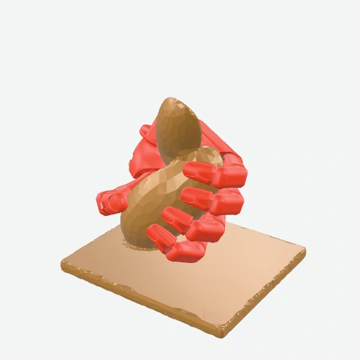 Plate and base grasp preview