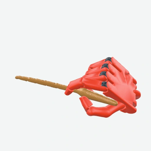 Slender tool grasp preview