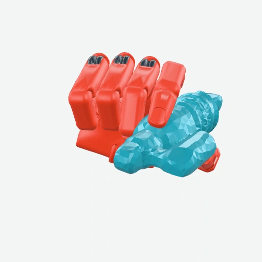 Multi-lobed object grasp preview