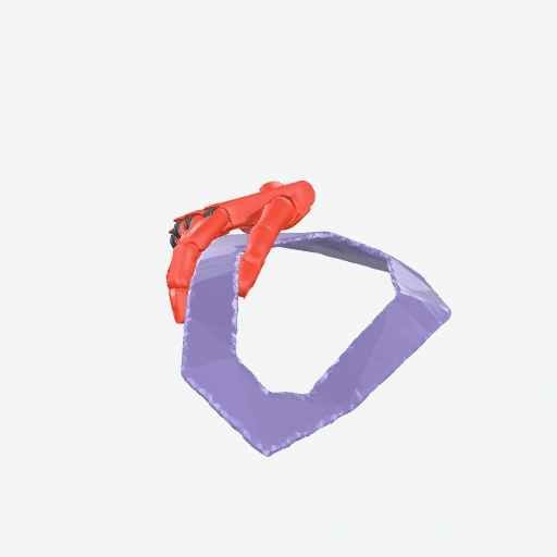 Polygonal ring grasp preview