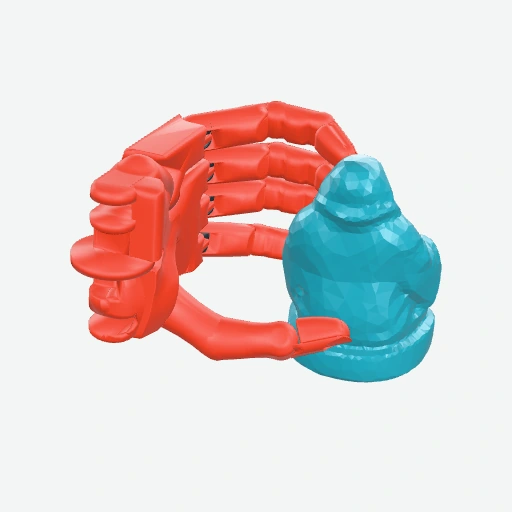 Small statue grasp preview